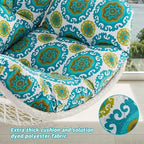 Hanging Egg Chair, Wicker Rattan Egg Chair with Cushion