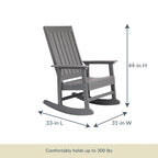 Island Retreat Ez-Care Tek-Wood Adirondack Rocker Chair