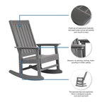 Island Retreat Ez-Care Tek-Wood Adirondack Rocker Chair