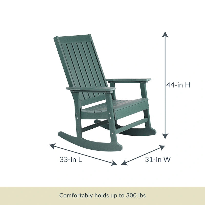 Island Retreat Ez-Care Tek-Wood Adirondack Rocker Chair