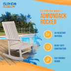 Island Retreat Ez-Care Tek-Wood Adirondack Rocker Chair