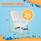 Island Retreat Ez-Care Tek-Wood Adirondack Rocker Chair