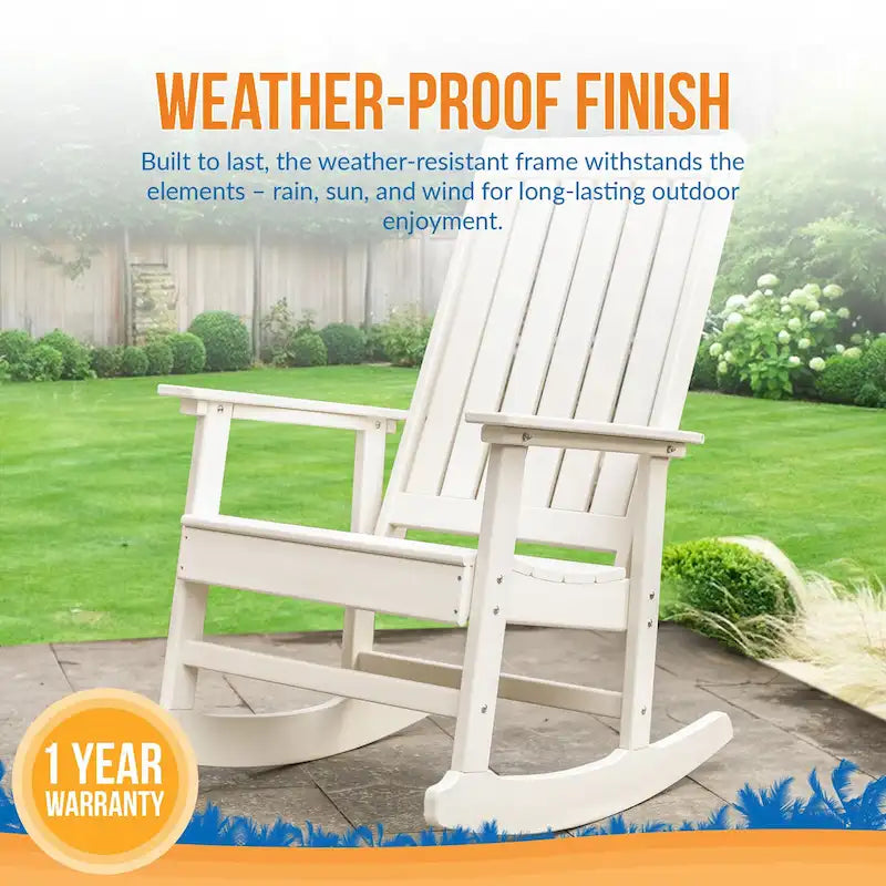 Island Retreat Ez-Care Tek-Wood Adirondack Rocker Chair
