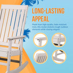 Island Retreat Ez-Care Tek-Wood Adirondack Rocker Chair
