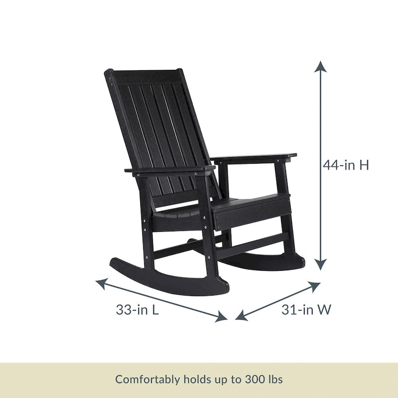 Island Retreat Ez-Care Tek-Wood Adirondack Rocker Chair