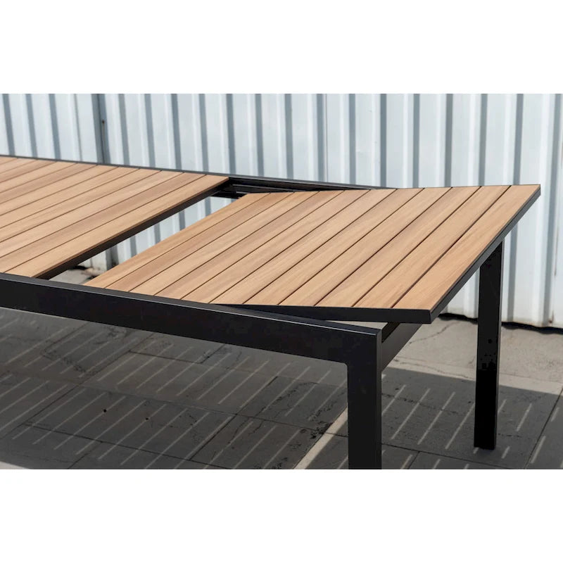 Amazonia Petherson Aluminum and Resin Outdoor Patio Dining Set