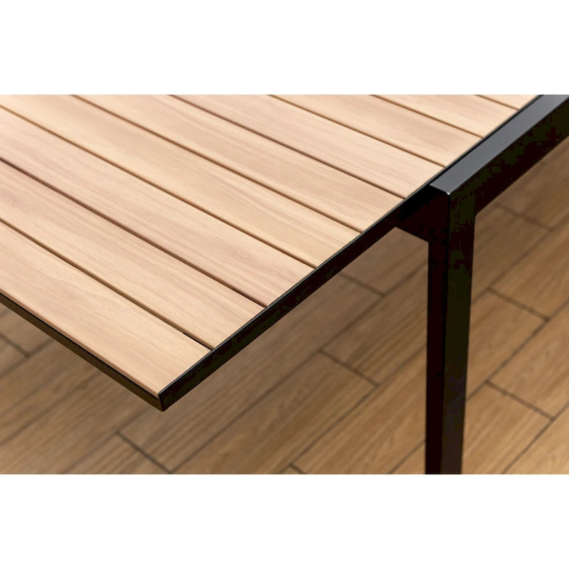 Amazonia Petherson Aluminum and Resin Outdoor Patio Dining Set