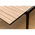 Amazonia Petherson Aluminum and Resin Outdoor Patio Dining Set