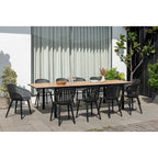 Amazonia Petherson Aluminum and Resin Outdoor Patio Dining Set