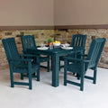 Lehigh 5-Piece Outdoor Dining Set - 42 x 42 Table, Dining-height