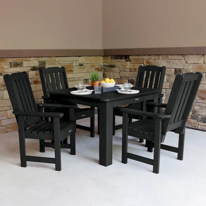 Lehigh 5-Piece Outdoor Dining Set - 42 x 42 Table, Dining-height