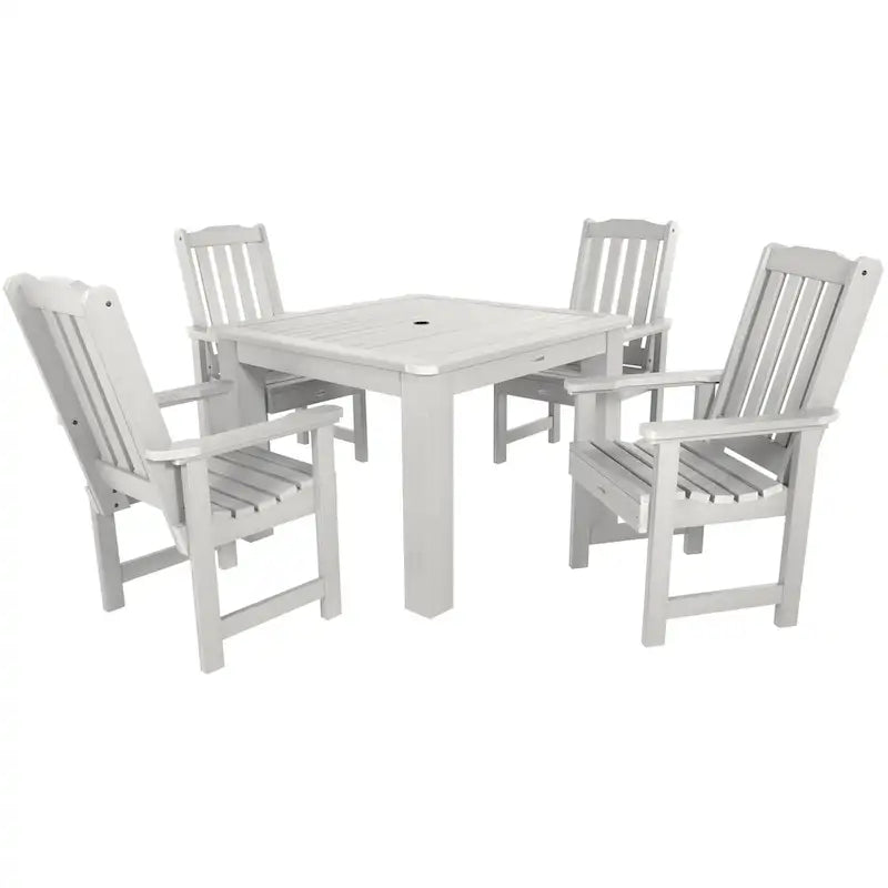 Lehigh 5-Piece Outdoor Dining Set - 42 x 42 Table, Dining-height