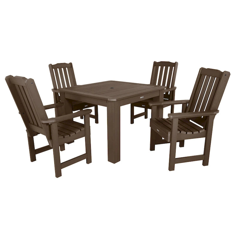 Lehigh 5-Piece Outdoor Dining Set - 42 x 42 Table, Dining-height