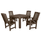 Lehigh 5-Piece Outdoor Dining Set - 42 x 42 Table, Dining-height