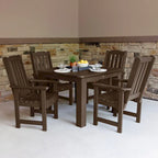 Lehigh 5-Piece Outdoor Dining Set - 42 x 42 Table, Dining-height