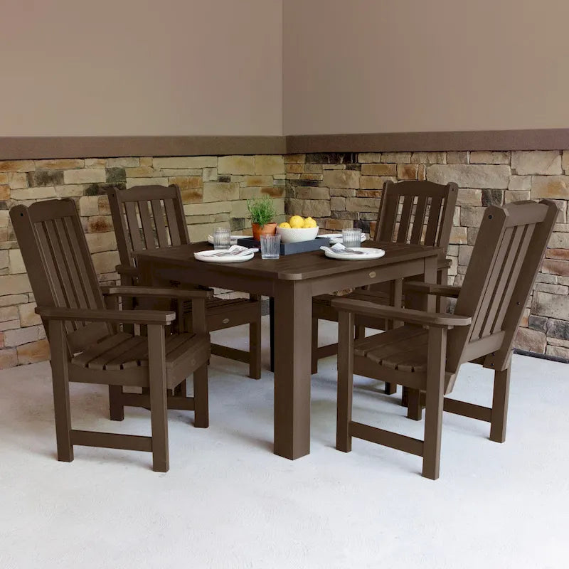 Lehigh 5-Piece Outdoor Dining Set - 42 x 42 Table, Dining-height