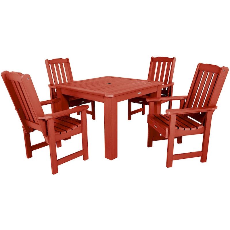Lehigh 5-Piece Outdoor Dining Set - 42 x 42 Table, Dining-height