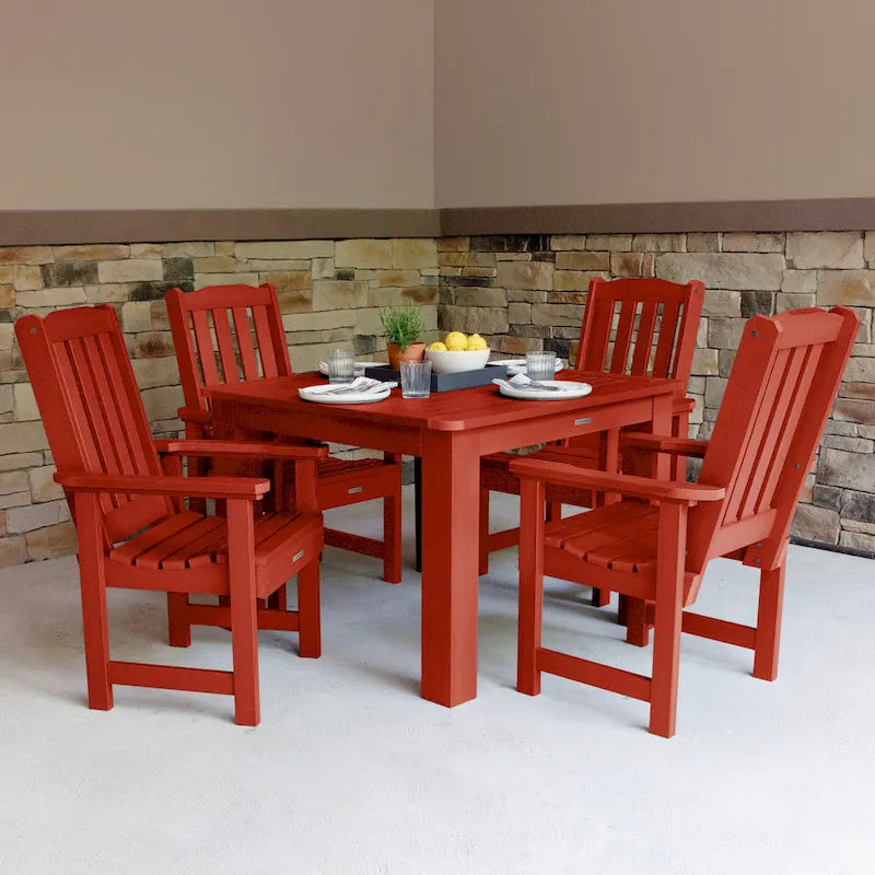 Lehigh 5-Piece Outdoor Dining Set - 42 x 42 Table, Dining-height