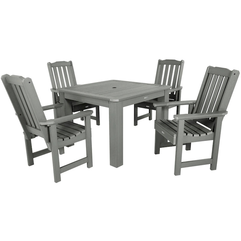 Lehigh 5-Piece Outdoor Dining Set - 42 x 42 Table, Dining-height