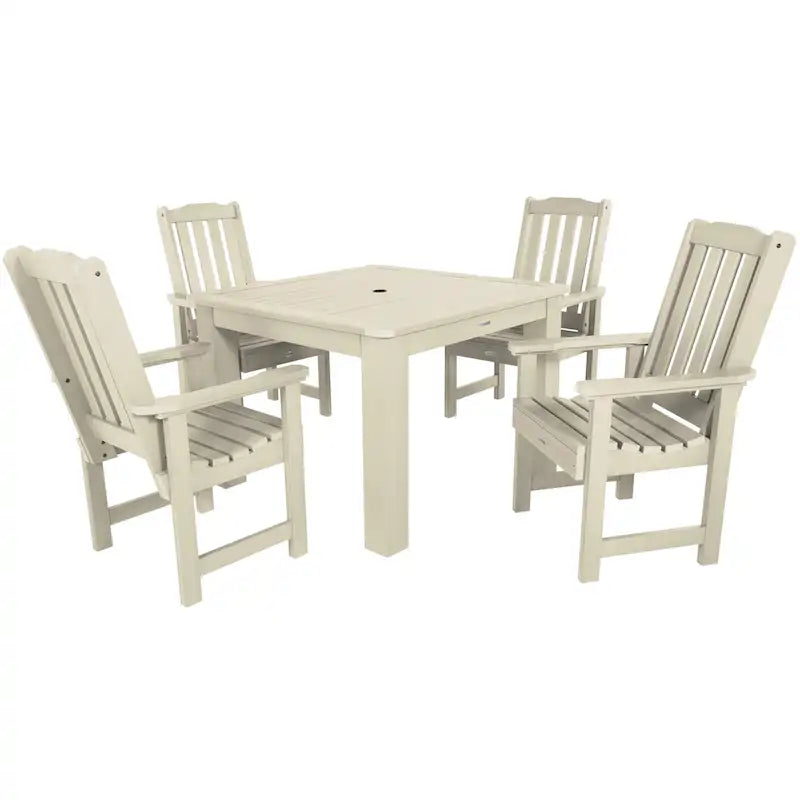 Lehigh 5-Piece Outdoor Dining Set - 42 x 42 Table, Dining-height