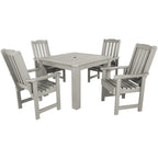 Lehigh 5-Piece Outdoor Dining Set - 42 x 42 Table, Dining-height