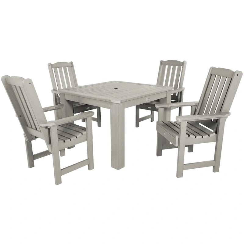 Lehigh 5-Piece Outdoor Dining Set - 42 x 42 Table, Dining-height