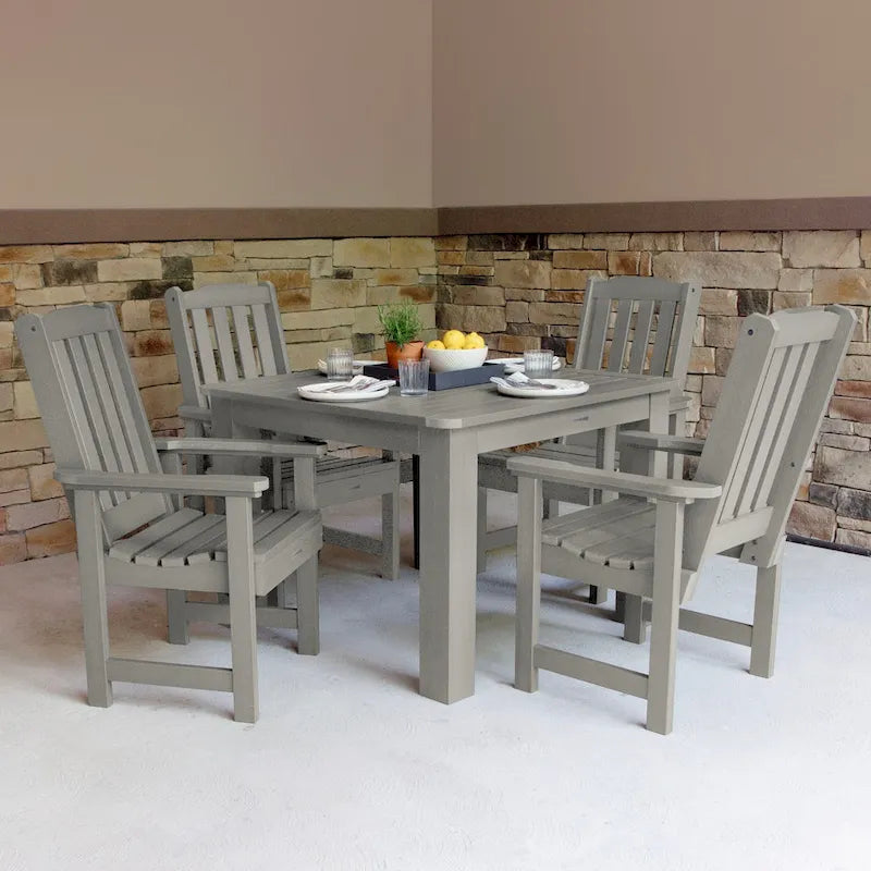 Lehigh 5-Piece Outdoor Dining Set - 42 x 42 Table, Dining-height