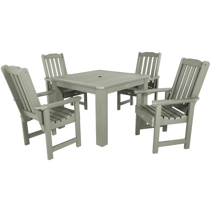 Lehigh 5-Piece Outdoor Dining Set - 42 x 42 Table, Dining-height