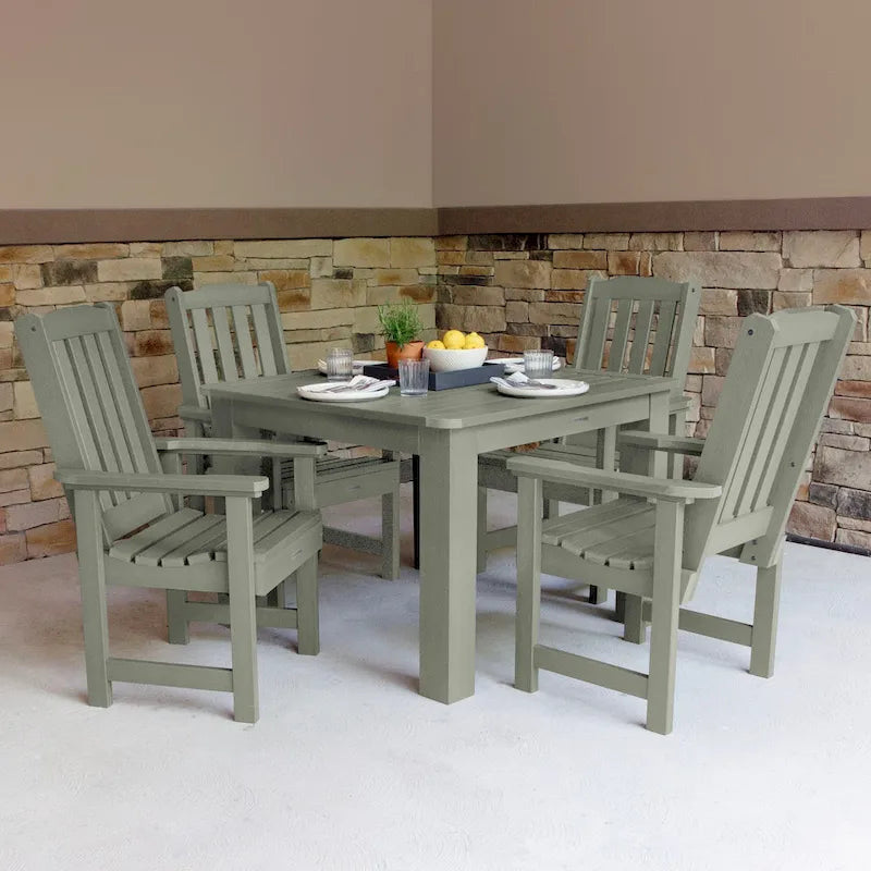 Lehigh 5-Piece Outdoor Dining Set - 42 x 42 Table, Dining-height