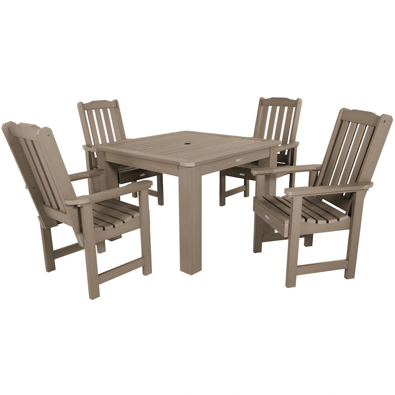 Lehigh 5-Piece Outdoor Dining Set - 42 x 42 Table, Dining-height