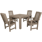 Lehigh 5-Piece Outdoor Dining Set - 42 x 42 Table, Dining-height