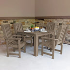 Lehigh 5-Piece Outdoor Dining Set - 42 x 42 Table, Dining-height