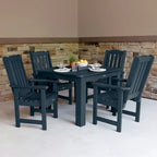 Lehigh 5-Piece Outdoor Dining Set - 42 x 42 Table, Dining-height