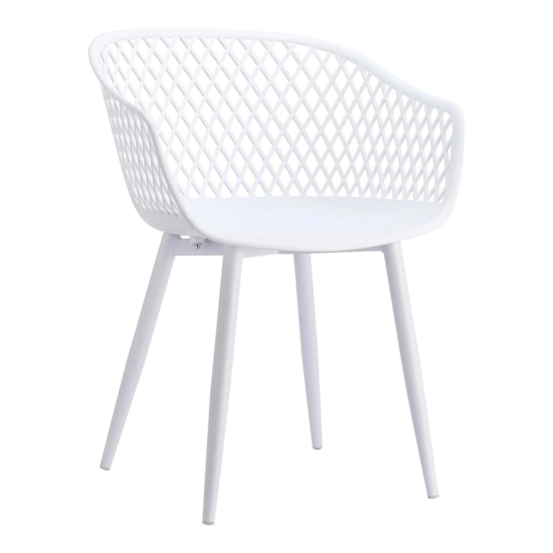 Aurelle Home Piola Waterproof Modern Outdoor Chairs (Set of 2) - 23 x 24 x 32