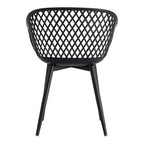 Aurelle Home Piola Waterproof Modern Outdoor Chairs (Set of 2) - 23 x 24 x 32