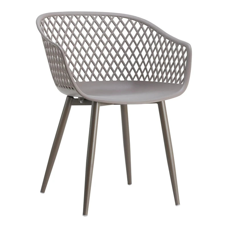 Aurelle Home Piola Waterproof Modern Outdoor Chairs (Set of 2) - 23 x 24 x 32