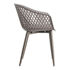 Aurelle Home Piola Waterproof Modern Outdoor Chairs (Set of 2) - 23 x 24 x 32