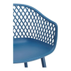 Aurelle Home Piola Waterproof Modern Outdoor Chairs (Set of 2) - 23 x 24 x 32