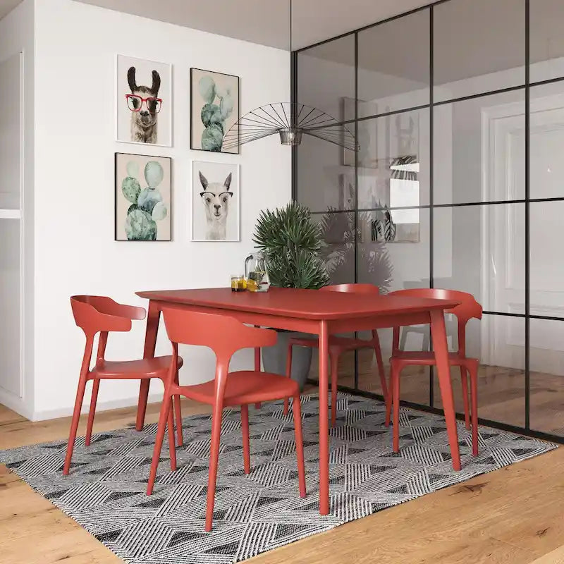 The Novogratz Poolside Felix Stackable Dining Chairs