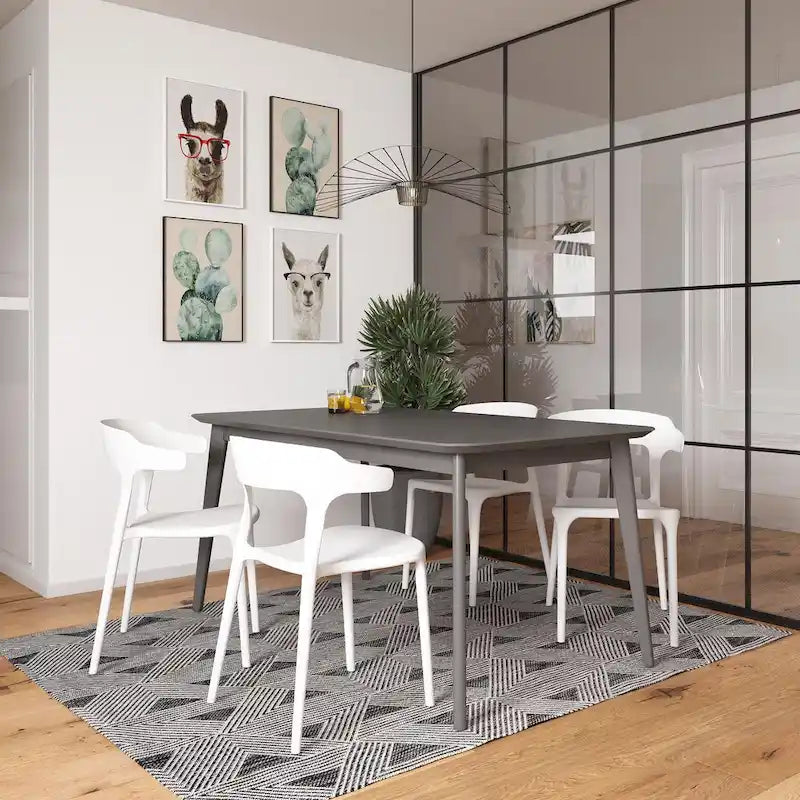 The Novogratz Poolside Felix Stackable Dining Chairs