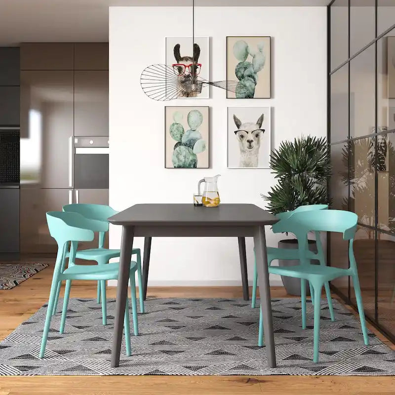 The Novogratz Poolside Felix Stackable Dining Chairs