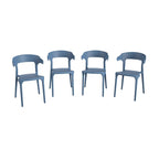 The Novogratz Poolside Felix Stackable Dining Chairs