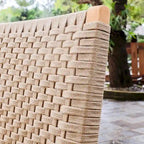 Cambridge Casual Zephyr 2-piece Teak Patio Dining Chair