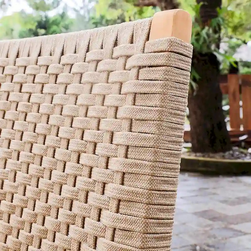 Cambridge Casual Zephyr 2-piece Teak Patio Dining Chair