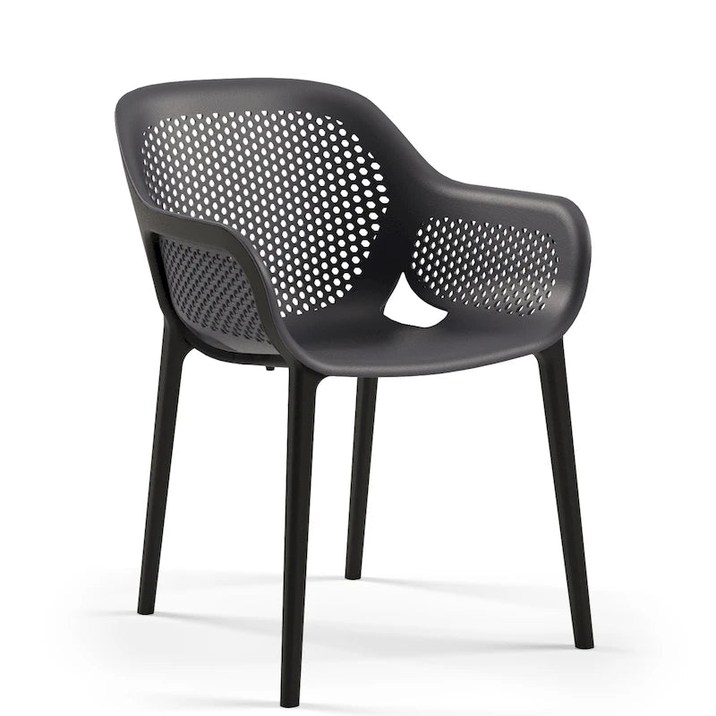 Omax Decor Atra Patio Dining Side Chair (Set of 2) - N/A