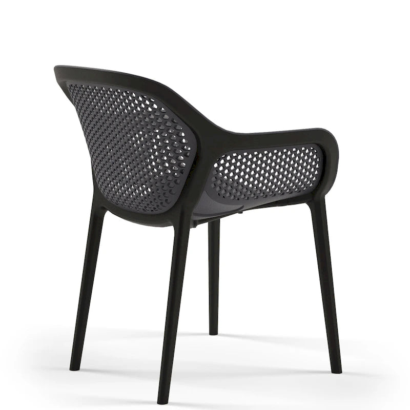 Omax Decor Atra Patio Dining Side Chair (Set of 2) - N/A