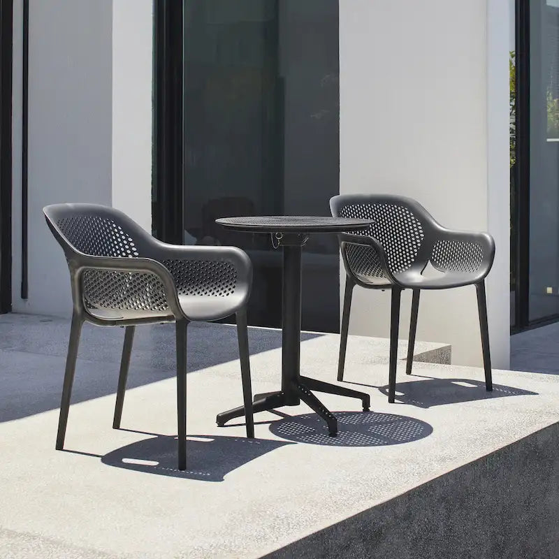 Omax Decor Atra Patio Dining Side Chair (Set of 2) - N/A