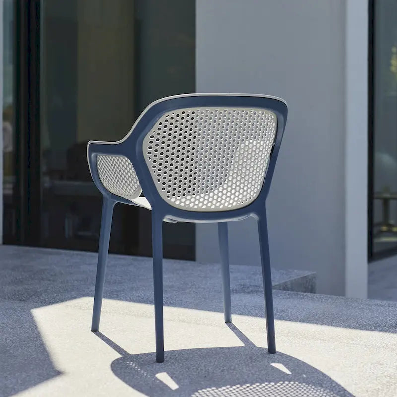 Omax Decor Atra Patio Dining Side Chair (Set of 2) - N/A