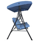 Rankin 3-seater Swing with Sunshade Hammock Cover and Stand by Havenside Home