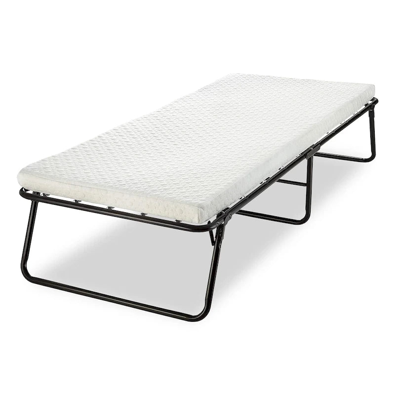 Folding Guest Bed with Memory Foam Mattress – 31-inch / Full, Portable Style, Single